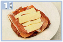 Libritos de lomo para navidad, abrir los filetes