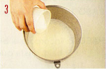 Mousse de maracuyá, incorporar el azúcar