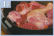 Picana de Navidad, en una olla a presión cocinar la carne