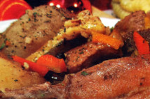Picana de Navidad, servir en un plato hondo