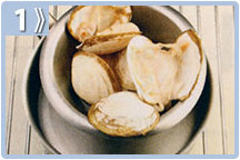 Zarzuela navideña, remojar las almejas