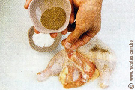 Preparación - Arroz con pollo - Loncheras para el trabajo - Recetas Bolivia - www.recetas.com.bo
