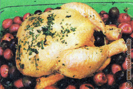 Preparación - Pollo con uvas - Receta - Recetas para navidad y Año Nuevo - recetas bolivianas - www.recetas.com.bo