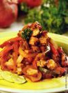 Bacalao salteado con mango
